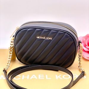 Michael Kors Camera Crossbody Bag Black